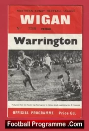 Wigan Rugby v Warrington 1969 – November