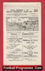 Wigan Rugby v Warrington 1950