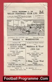 Wigan Rugby v Warrington 1950
