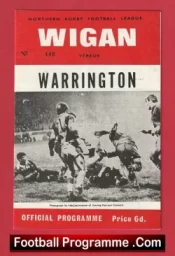 Wigan Rugby v Warrington 1968