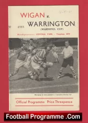 Wigan Rugby v Warrington 1961 – Charity Match Wardonia Cup