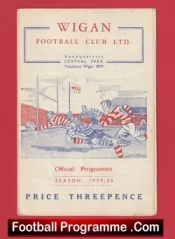Wigan Rugby v Warrington 1955 – January