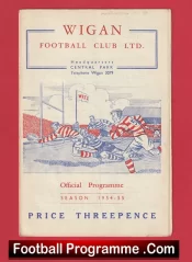 Wigan Rugby v Warrington 1955 – January
