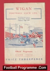 Wigan Rugby v Warrington 1954 – January