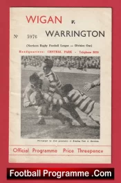 Wigan Rugby v Warrington 1964 – January