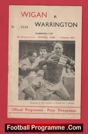 Wigan Rugby v Warrington 1963