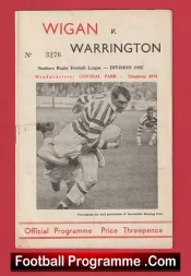 Wigan Rugby v Warrington 1963 – May