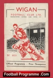 Wigan Rugby v Warrington 1957 – Northern Rugby League