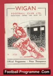 Wigan Rugby v Warrington 1958 – Northern Rugby League