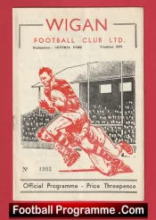 Wigan Rugby v Warrington 1959 – Northern Rugby League
