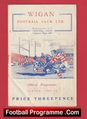 Wigan Rugby v Warrington 1953 – Charity Match Ward Cup