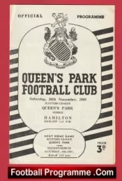 Queens Park v Hamilton Academical 1960 – Scotland
