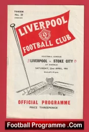 Liverpool v Stoke City 1961