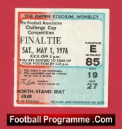 Manchester United v Southampton 1976 FA Cup Final Ticket