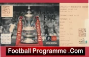 Manchester United v Chelsea 2018 – FA Cup Final Football Ticket