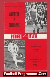 Aberdeen v Clydebank 1978 – Alex Ferguson Manager