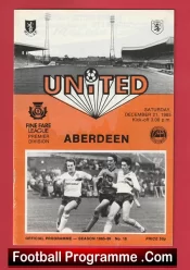 Aberdeen v Dundee United 1985 – Alex Ferguson Manager