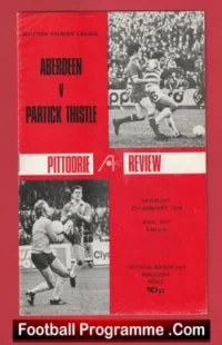 Aberdeen v Meadowbank Thistle 1978 – 1st Alex Ferguson Manager