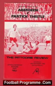 Aberdeen v Meadowbank Thistle 1979 – Alex Ferguson Manager