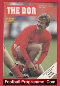 Aberdeen v St Mirren 1985 – Alex Ferguson Manager