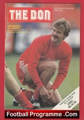 Aberdeen v St Mirren 1985 – Alex Ferguson Manager