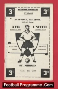 Ayr United v St Mirren 1960 – Scotland