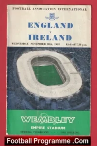 England v Ireland 1963 – Bobby Charlton – Bobby Moore