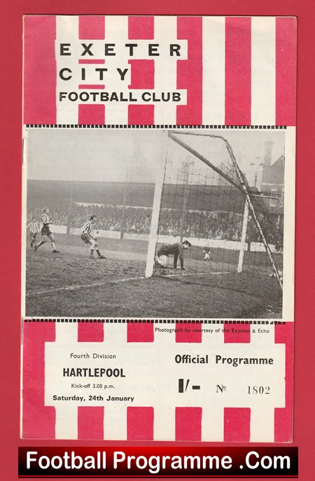 Exeter City v Hartlepool 1970 - Image 2