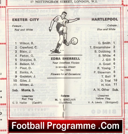Exeter City v Hartlepool 1970 - Image 3