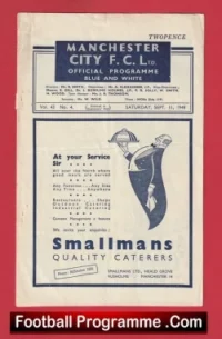 Manchester City v Manchester United 1948 – Man City v Man Utd