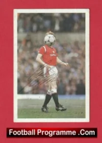 Manchester United Gordon Strachan Autographed Signed Football Card Man Utd