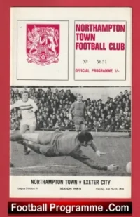 Northampton Town v Exeter City 1970