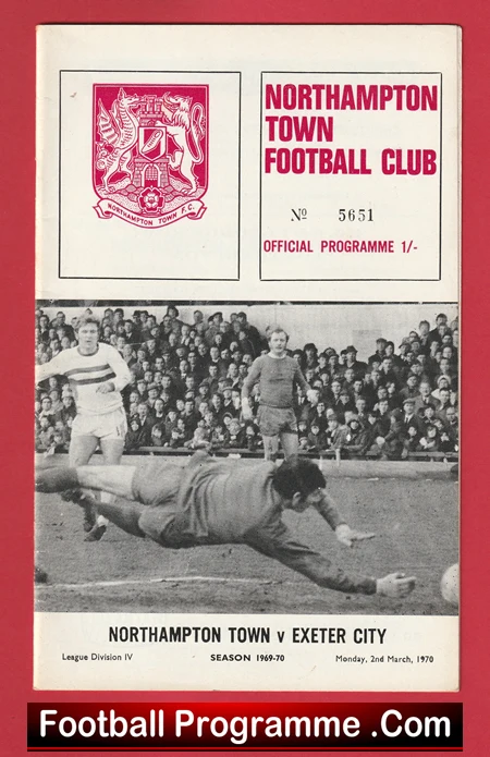 Northampton Town v Exeter City 1970 - Image 2