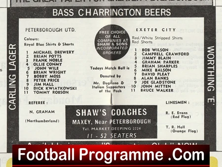 Peterborough United v Exeter City 1970 - Image 3