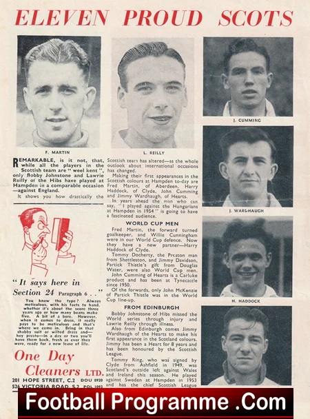 Scotland v Hungary 1954 - Hampden Park plus Puskas 1950s - Image 5