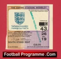 Tottenham Hotspur v QPR 1982 – FA Cup Final Football Ticket