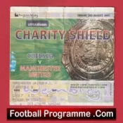 Manchester United v Chelsea 1997 – Charity Shield Ticket