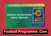 Manchester United v South Melbourne 2000 Brazil World Club Championship Press Ticket