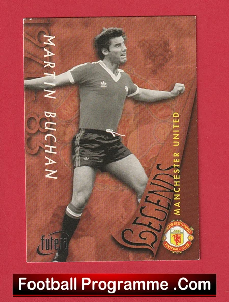 Manchester United Martin Buchan Autographed Signed Football Card Man Utd - Image 3