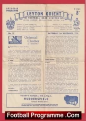 Leyton Orient v Huddersfield Town 1958 – Denis Law