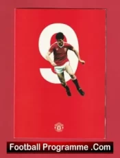 Manchester United Frank Stapleton Autographed Signed Card Man Utd