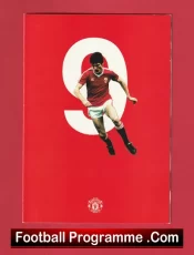 Manchester United Frank Stapleton Autographed Signed Card Man Utd