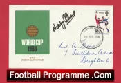 Manchester United Nobby Stiles Autograph Signed Man Utd FDC 1966 World Cup