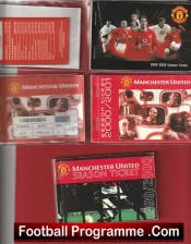 Manchester United Man Utd Season Ticket Book LMTB Collection of 9