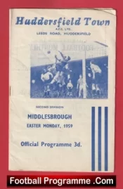 Huddersfield Town v Middlesbrough 1959 – Denis Law