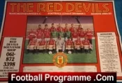 Manchester United Multi Signed Autographed Poster Man Utd 1984 – 1985