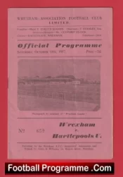 Wrexham v Hartlepool United 1957 – 1950s