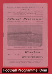 Wrexham v Hartlepool United 1957 – 1950s
