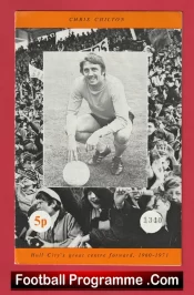 Chris Chilton Testimonial Benefit Game Hull City 1971