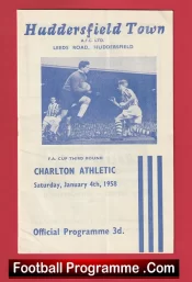 Huddersfield Town v Charlton Athletic 1958 – FA Cup
